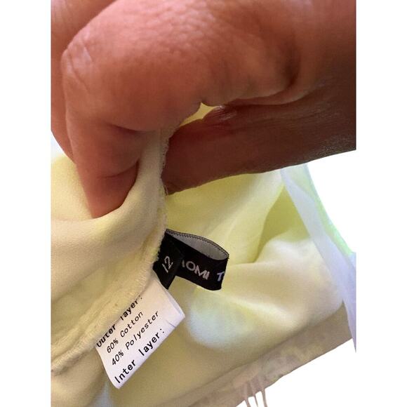 Naomi Tsukishima Mini Skirt 30” Waist Sheer Overlay High-Fashion Vibe - Picture 6 of 6